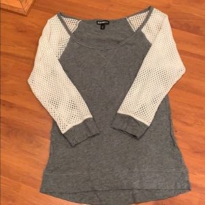 Express xs 3/4 sleeve top